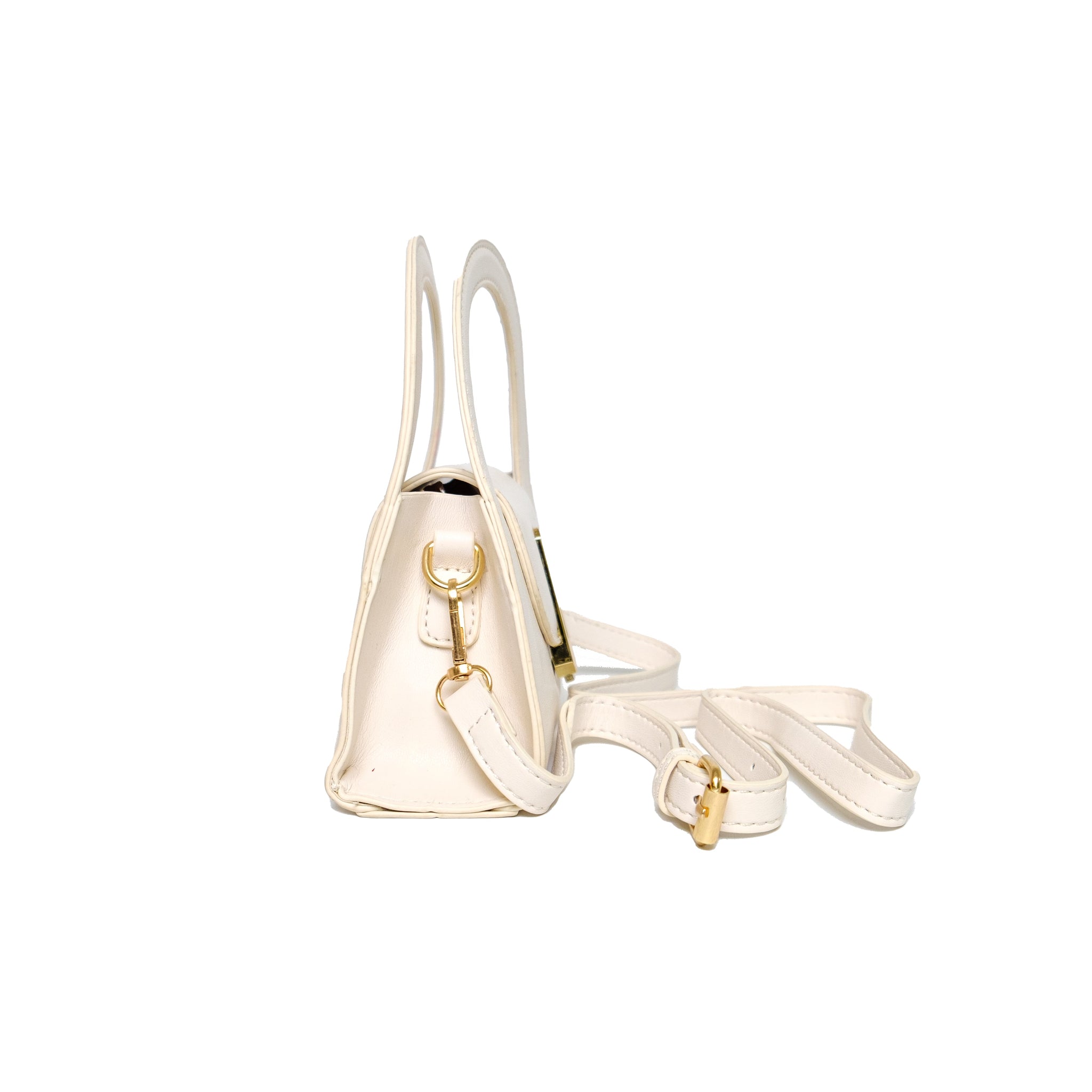 Chokore Sensational Handbag with Retro Lock (White)