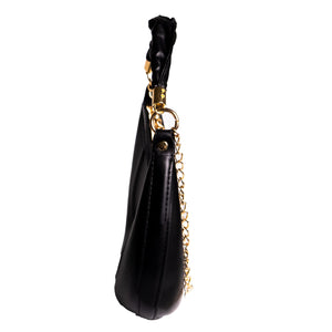 Chokore Chokore Baguette Bag with Gold Chain (Black) Chokore Baguette Bag with Gold Chain (Black) 
