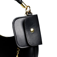 Chokore Chokore Baguette Bag with Gold Chain (Black)