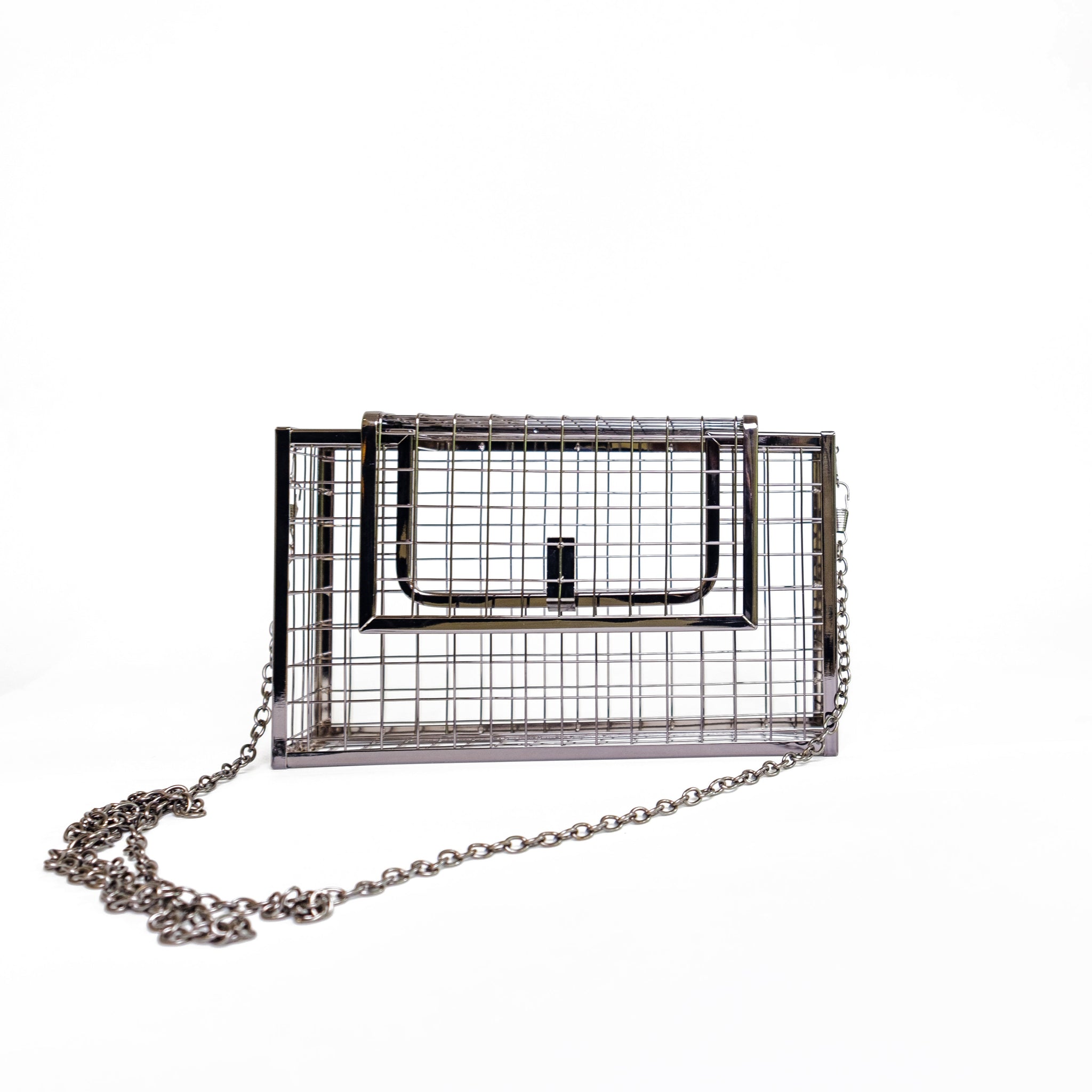 Chokore Metallic Cage Handbag