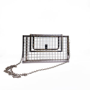 Chokore Chokore Metallic Cage Handbag (Black) Chokore Metallic Cage Handbag (Black) 