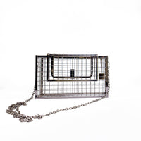 Chokore Chokore Metallic Cage Handbag (Black)