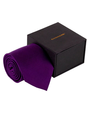 Chokore Chokore Purple Silk Tie - Solids range Chokore Purple Silk Tie - Solids range 
