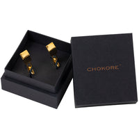 Chokore Chokore Gold Square Shaped Premium Range of Cufflinks