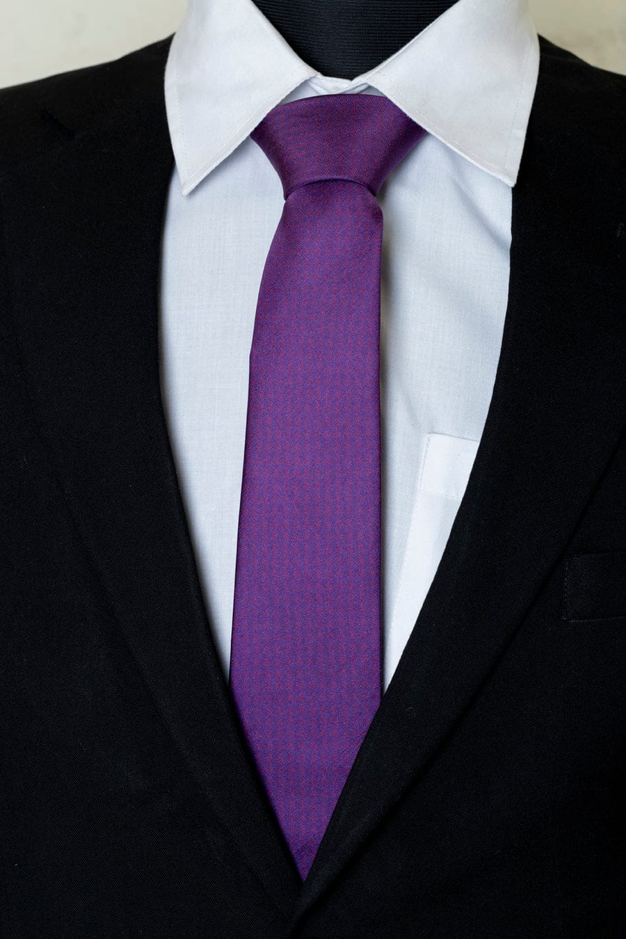 Chokore Purple Silk Tie - Solids range
