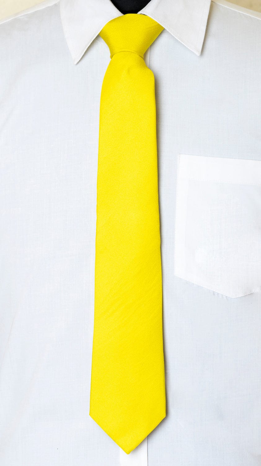 Chokore Yellow Silk Tie - Solids line
