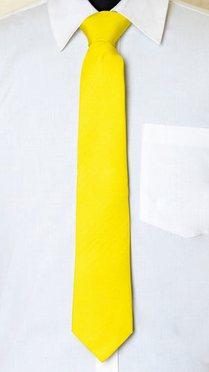 Chokore Chokore Yellow Silk Tie - Solids line Chokore Yellow Silk Tie - Solids line 