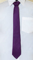 Chokore Chokore Purple Silk Tie - Solid line