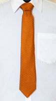 Chokore Chokore Orange Silk Tie - Indian at Heart range