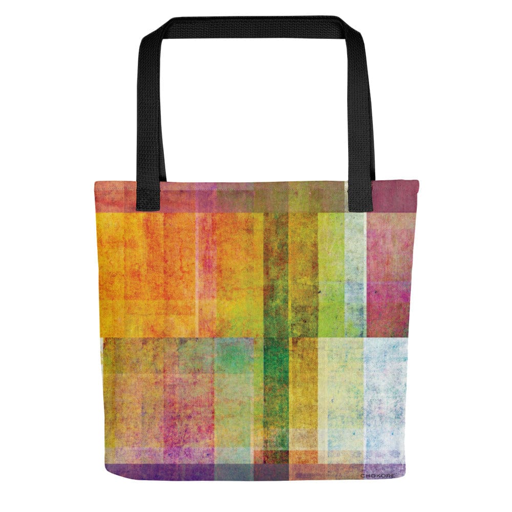 Chokore A Riot of Colours Tote Bag. From the Plaids collection.