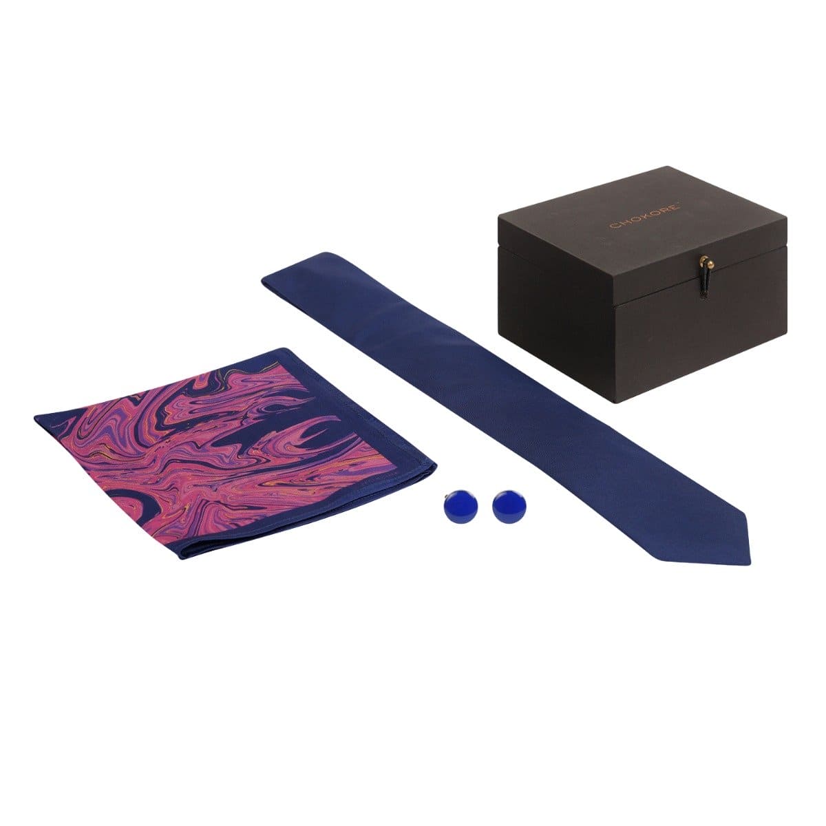 Chokore Navy Blue color 3-in-1 Gift set