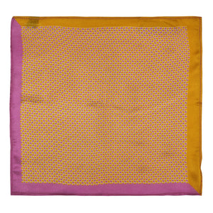 Chokore Chokore 2-in-1 Gold & Purple Silk Pocket Square - Indian At Heart line Chokore 2-in-1 Gold & Purple Silk Pocket Square - Indian At Heart line 