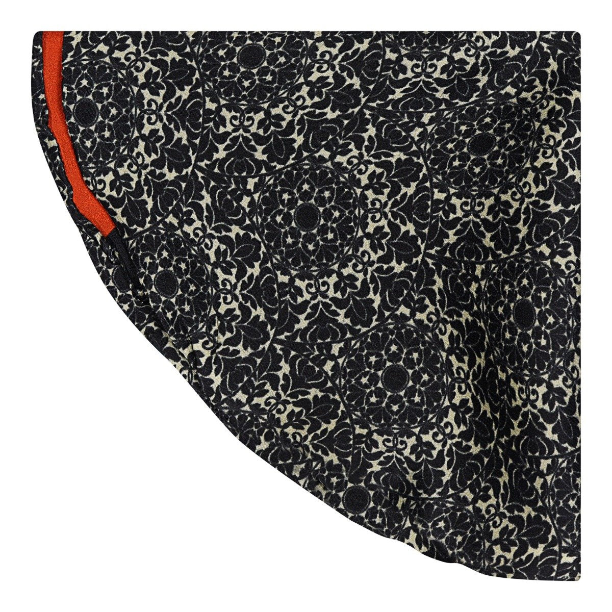 Chokore Double-sided Black & White color Silk Pocket Circle from the Indian at heart collection