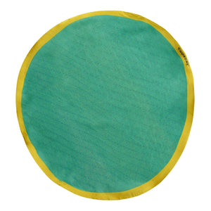 Chokore Chokore Double-sided Sea Green & Lemon Green Silk Pocket Circle from the Indian at heart collection Chokore Double-sided Sea Green & Lemon Green Silk Pocket Circle from the Indian at heart collection 