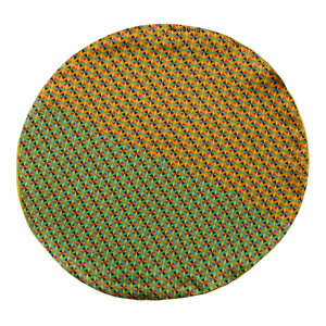 Chokore Chokore Double-sided Sea Green & Lemon Green Silk Pocket Circle from the Indian at heart collection Chokore Double-sided Sea Green & Lemon Green Silk Pocket Circle from the Indian at heart collection 