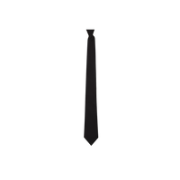 Chokore Chokore Black color Plain Silk Tie & Black and White silk pocket square set