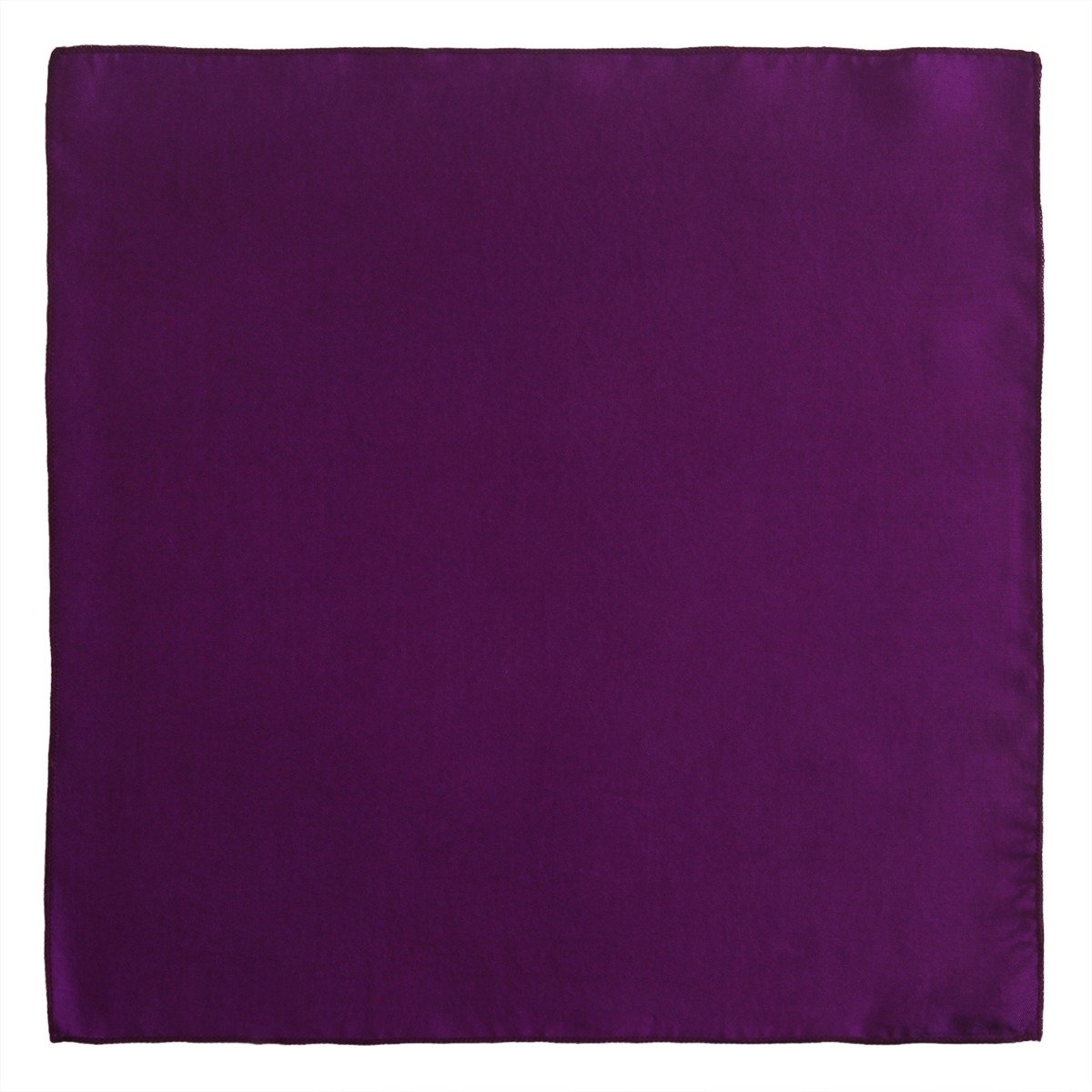 Chokore Deep Purple Pure Silk Pocket Square, from the Solids Line