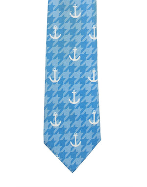 Chokore Chokore Blue & White Anchor Tie - Marine line Chokore Blue & White Anchor Tie - Marine line 