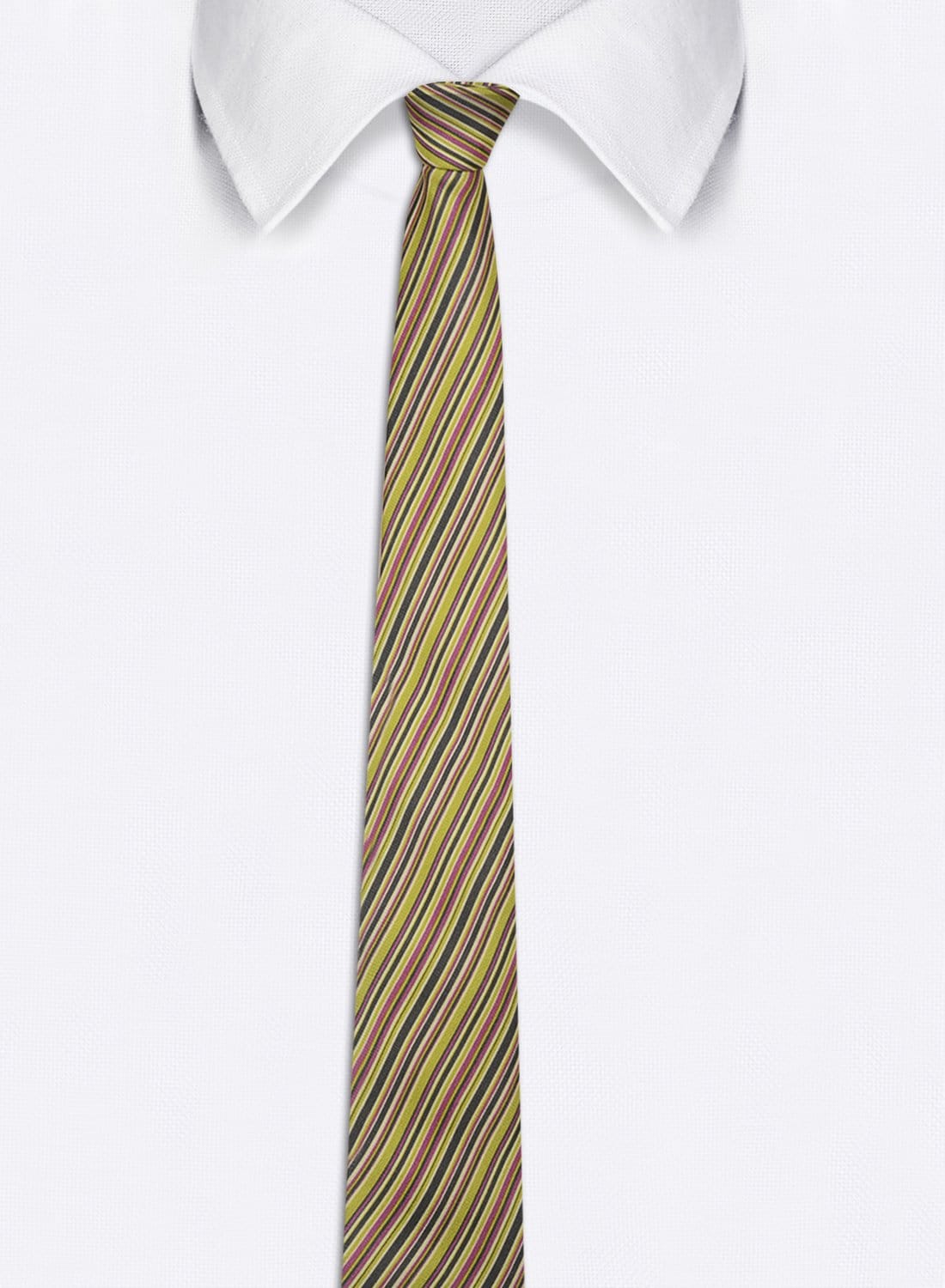 Chokore Multi-color Silk Tie - Plaids line-ss
