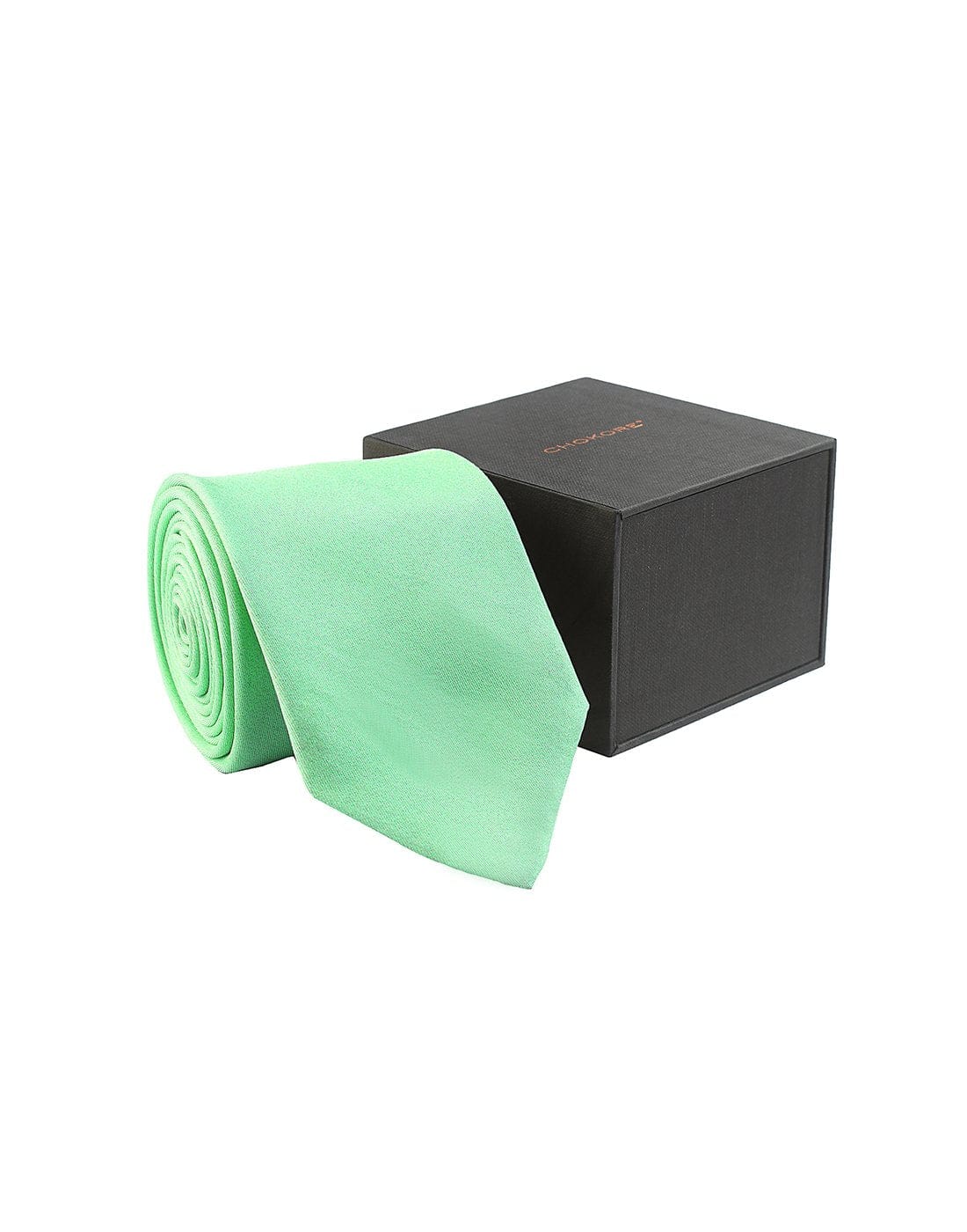Chokore Sea Green Twill Silk Tie - Solids line