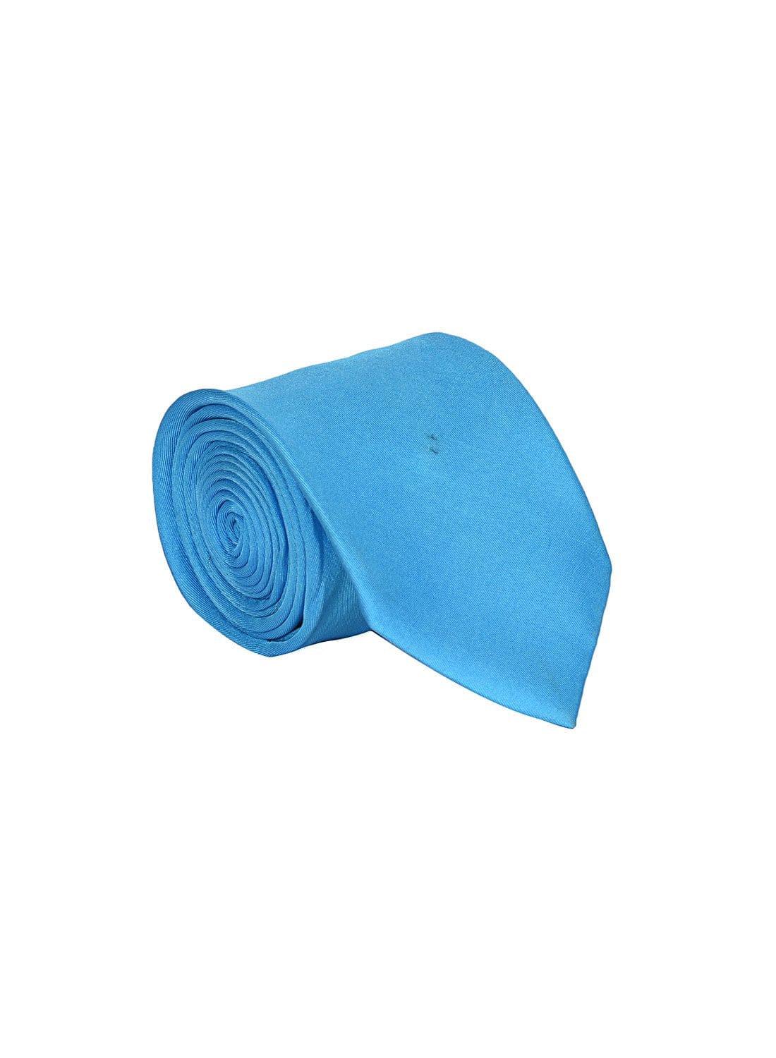 Light blue color silk tie for men