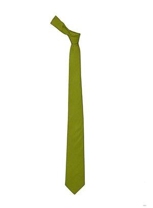 Chokore Mehandi Green color silk tie for men Mehandi Green color silk tie for men 