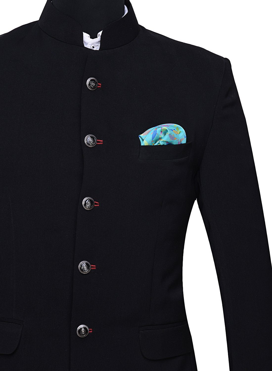 Chokore Multi-coloured Fishes Silk Pocket Square from the Wildlife range